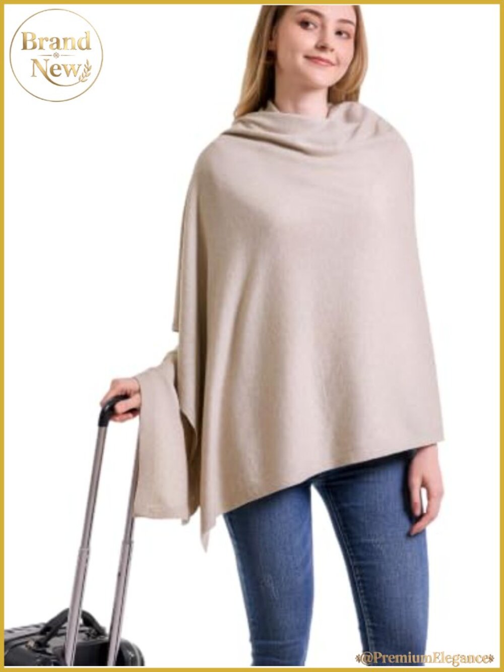 Soft Knit Travel Shawl Wrap Large Lightweight Viscose Blend Pashmina Scarf
